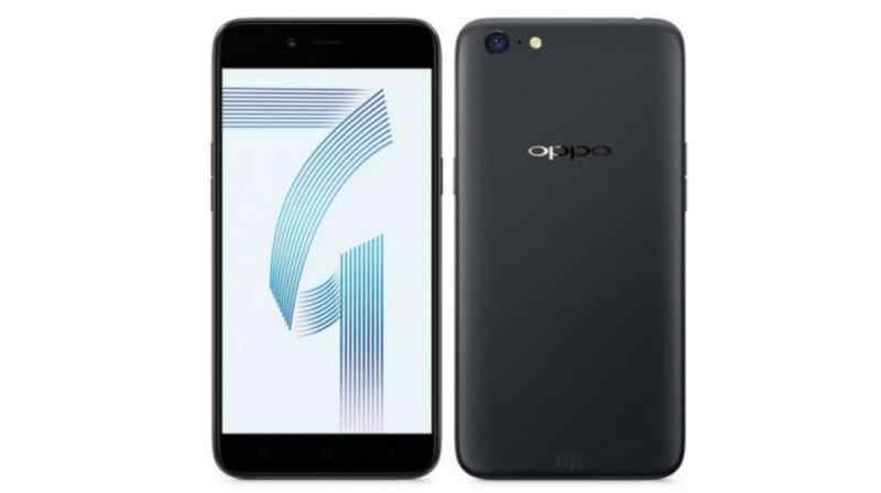 Oppo A71s with face unlock feature